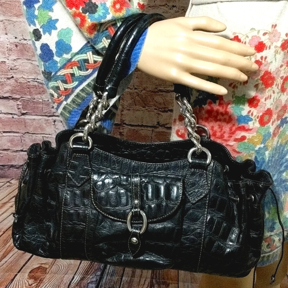 ROBERTA GANDOLFI LEATHER HANDBAG BAG